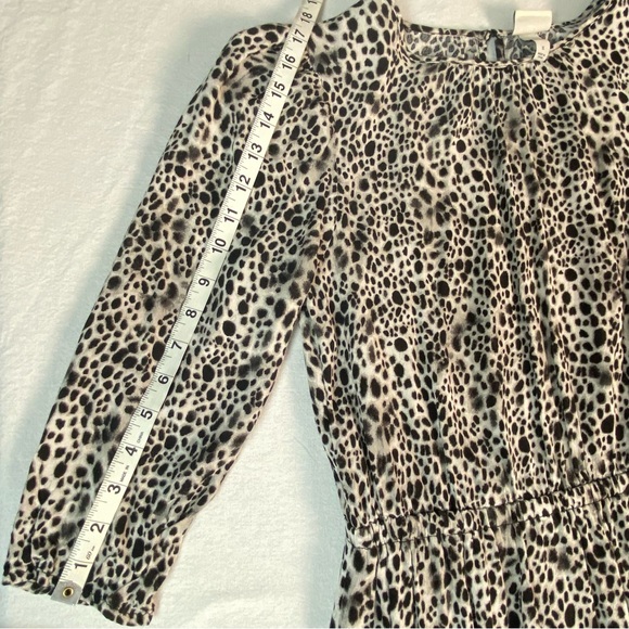 A New Day Cheetah Print Fit and Flare Maxi Dress Office Business Casual Size S - Picture 13 of 15